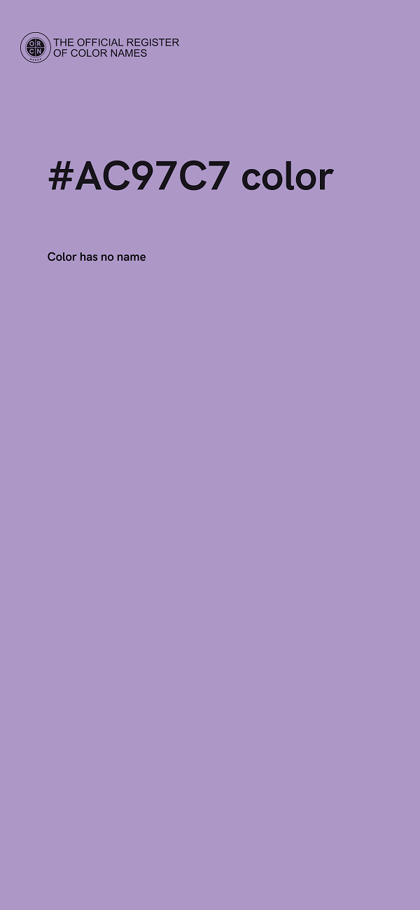 #AC97C7 color image