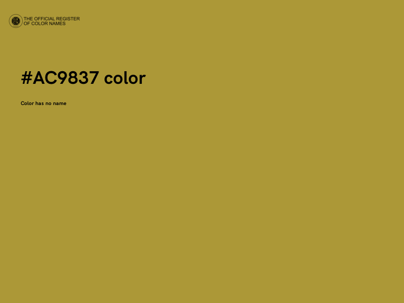#AC9837 color image