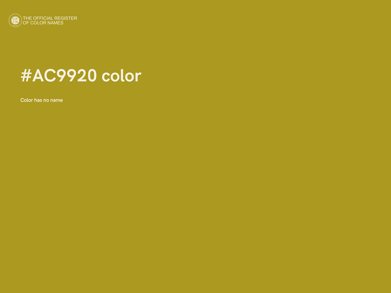 #AC9920 color image