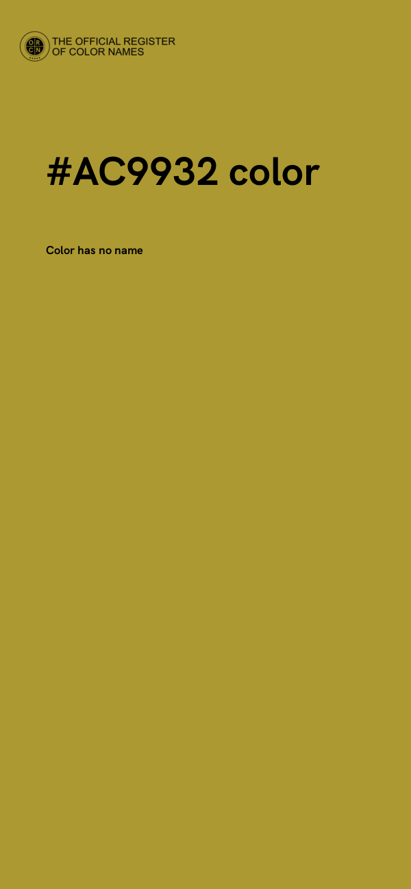 #AC9932 color image