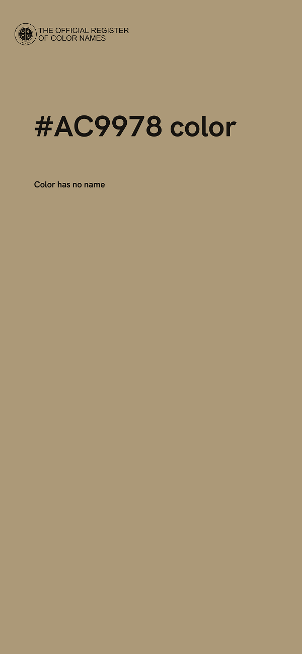 #AC9978 color image