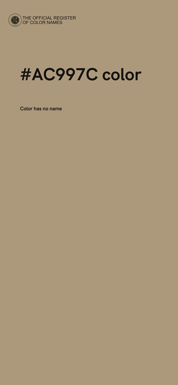 #AC997C color image