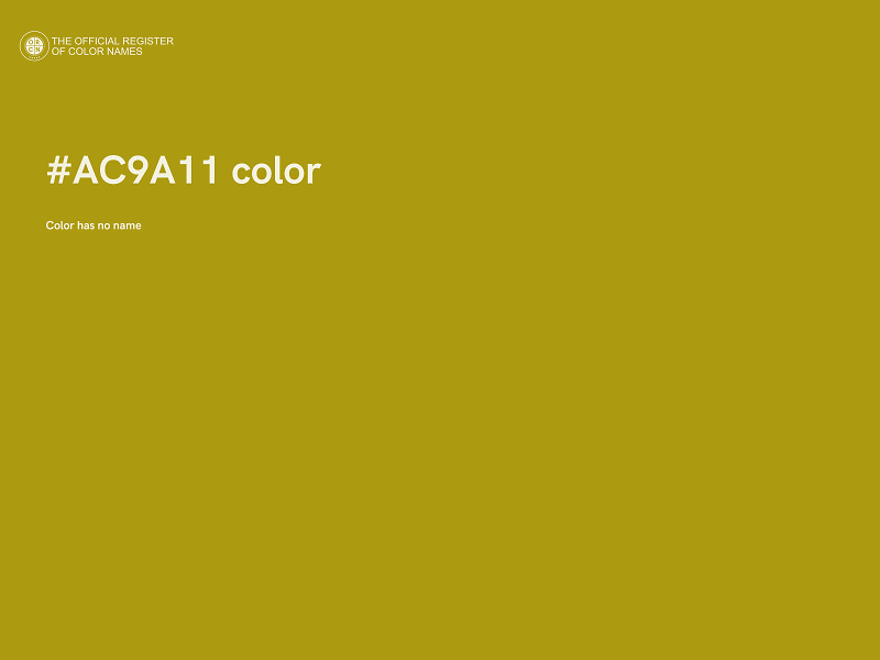 #AC9A11 color image