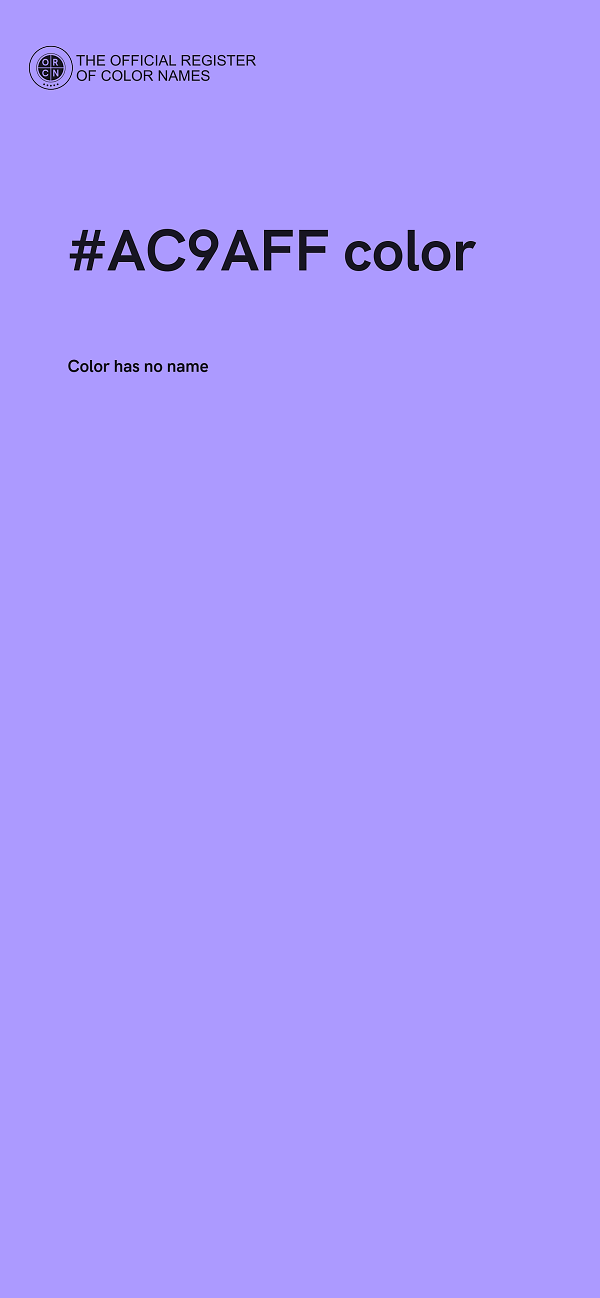 #AC9AFF color image