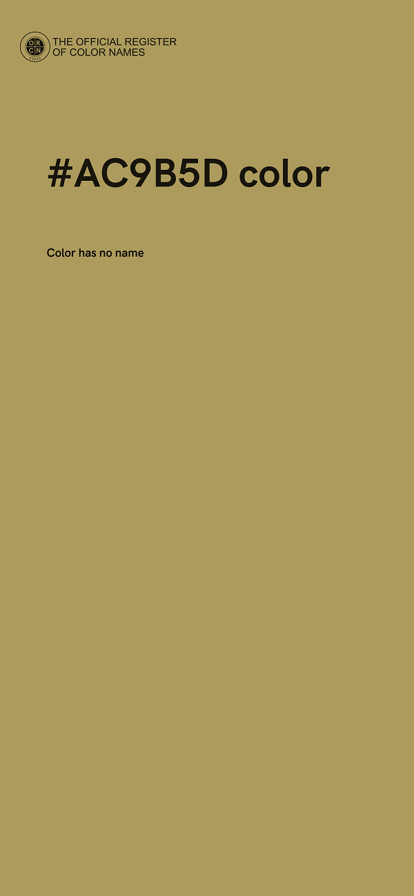 #AC9B5D color image