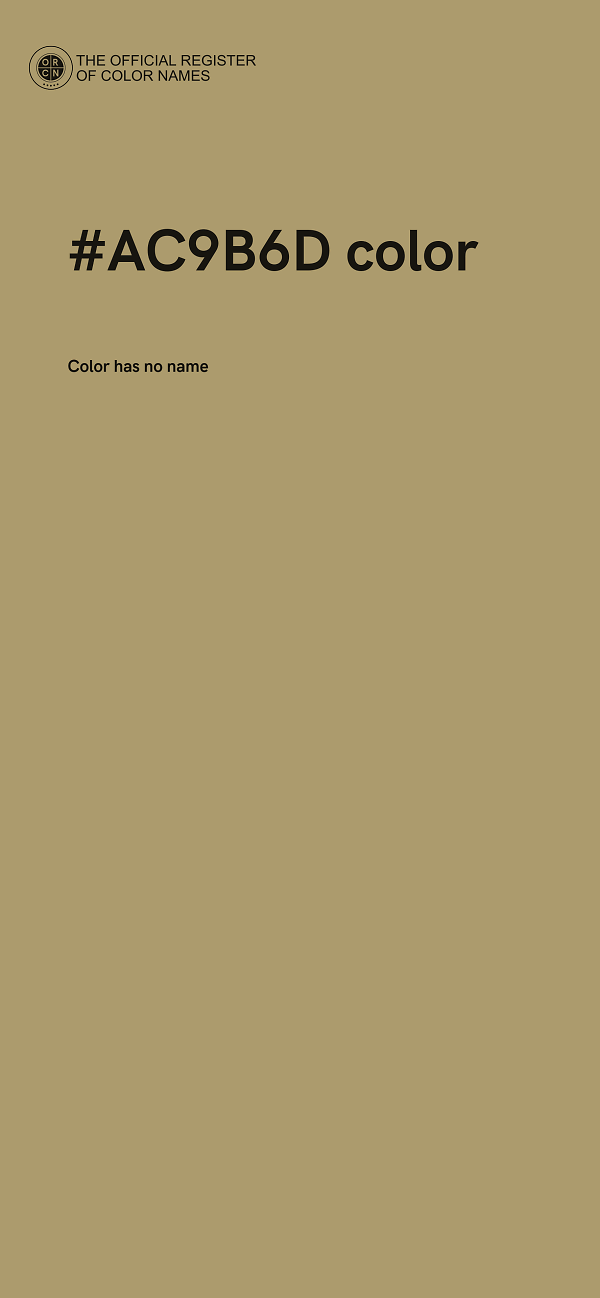 #AC9B6D color image