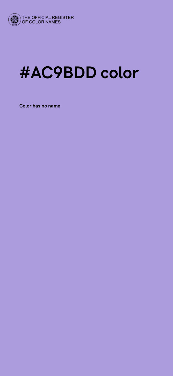#AC9BDD color image