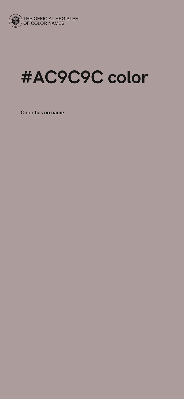 #AC9C9C color image