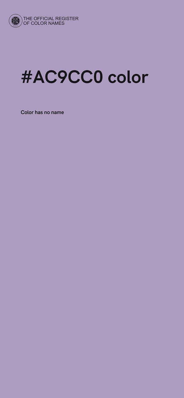 #AC9CC0 color image