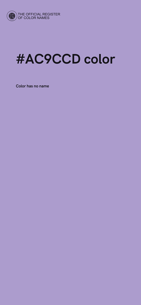 #AC9CCD color image