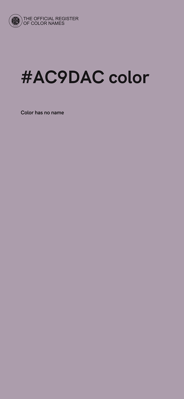 #AC9DAC color image