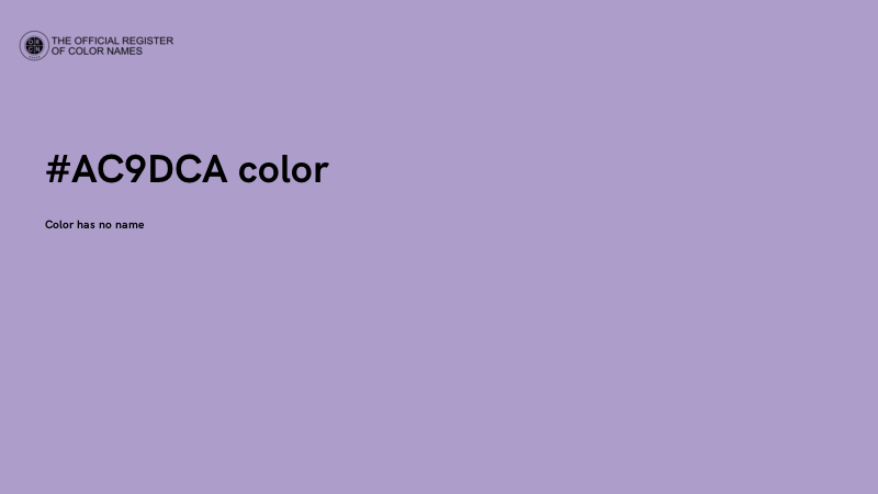 #AC9DCA color image