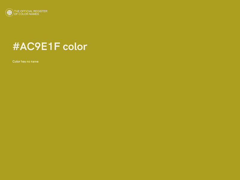 #AC9E1F color image