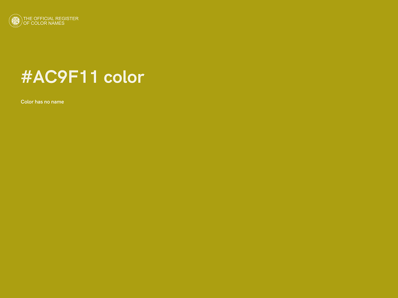 #AC9F11 color image