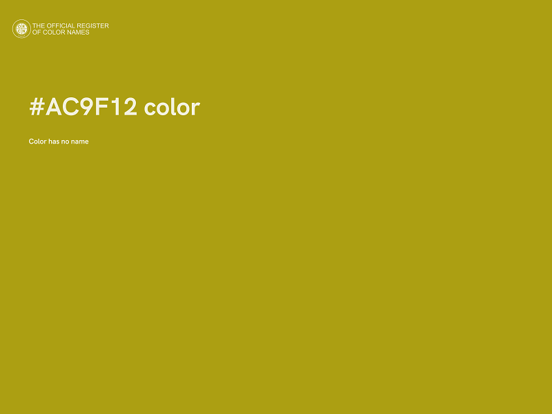 #AC9F12 color image