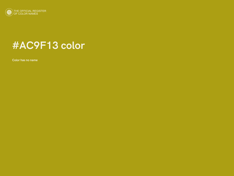 #AC9F13 color image