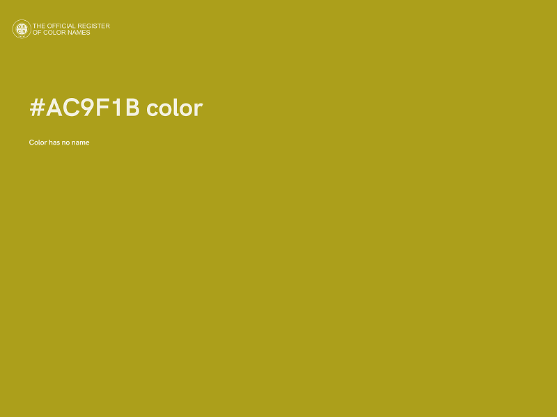 #AC9F1B color image