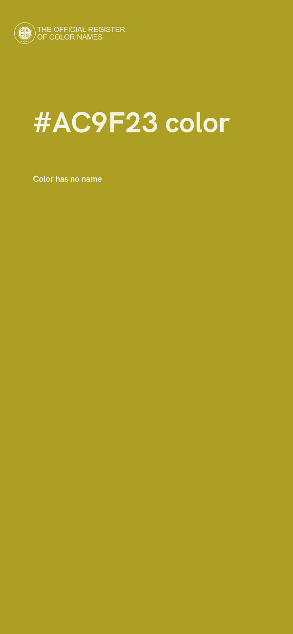 #AC9F23 color image