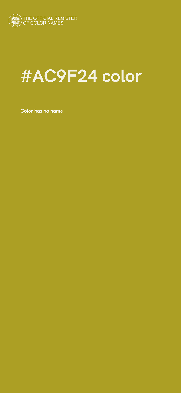#AC9F24 color image