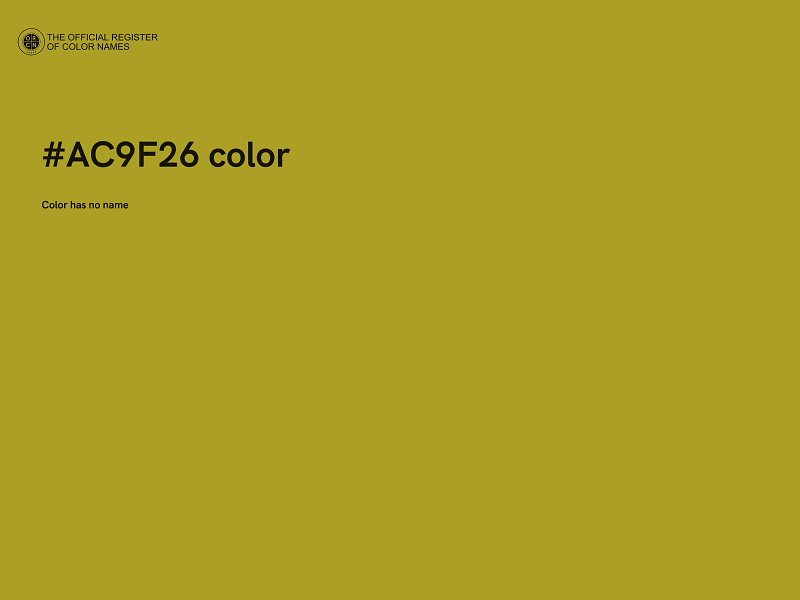 #AC9F26 color image