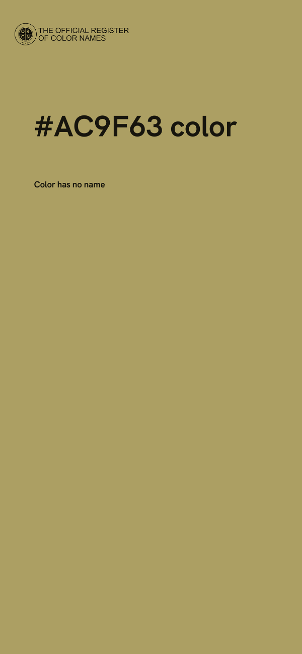 #AC9F63 color image