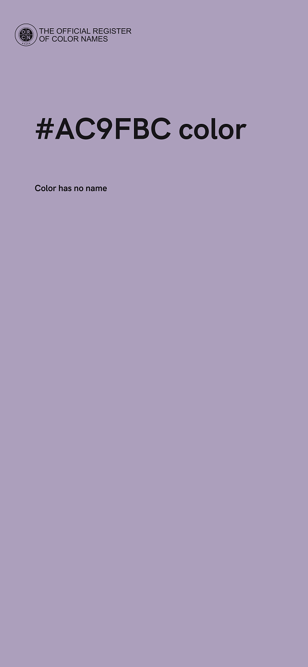 #AC9FBC color image