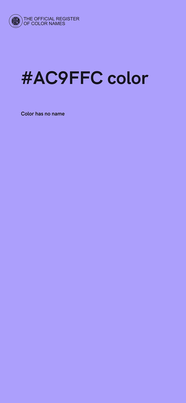 #AC9FFC color image
