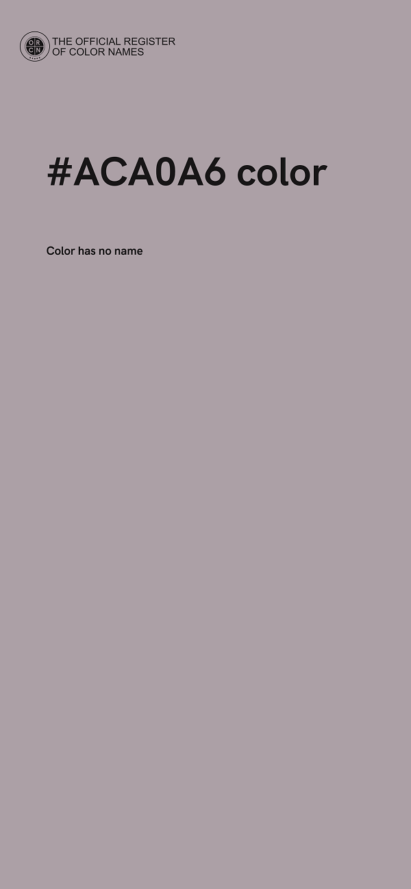 #ACA0A6 color image