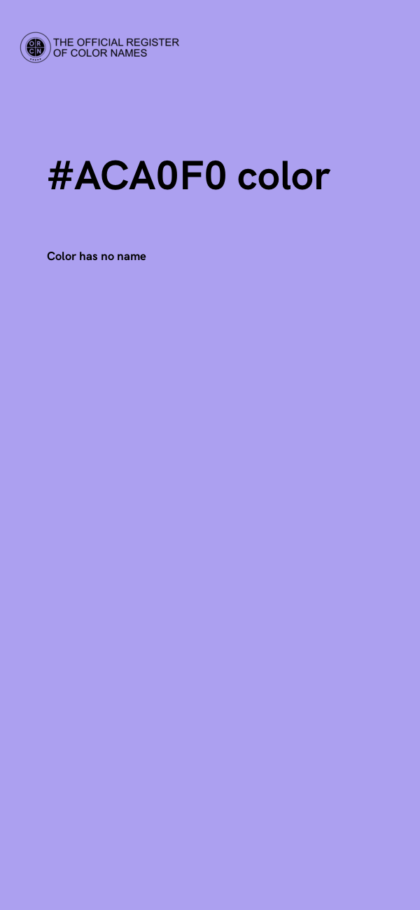 #ACA0F0 color image