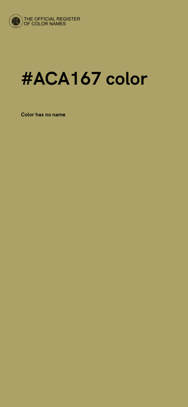 #ACA167 color image