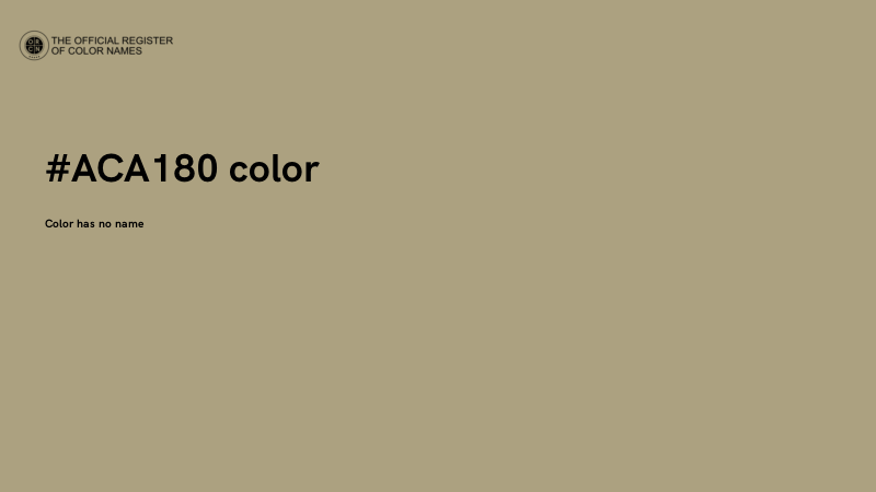 #ACA180 color image