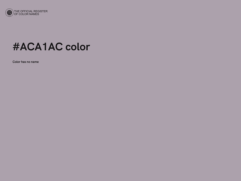 #ACA1AC color image