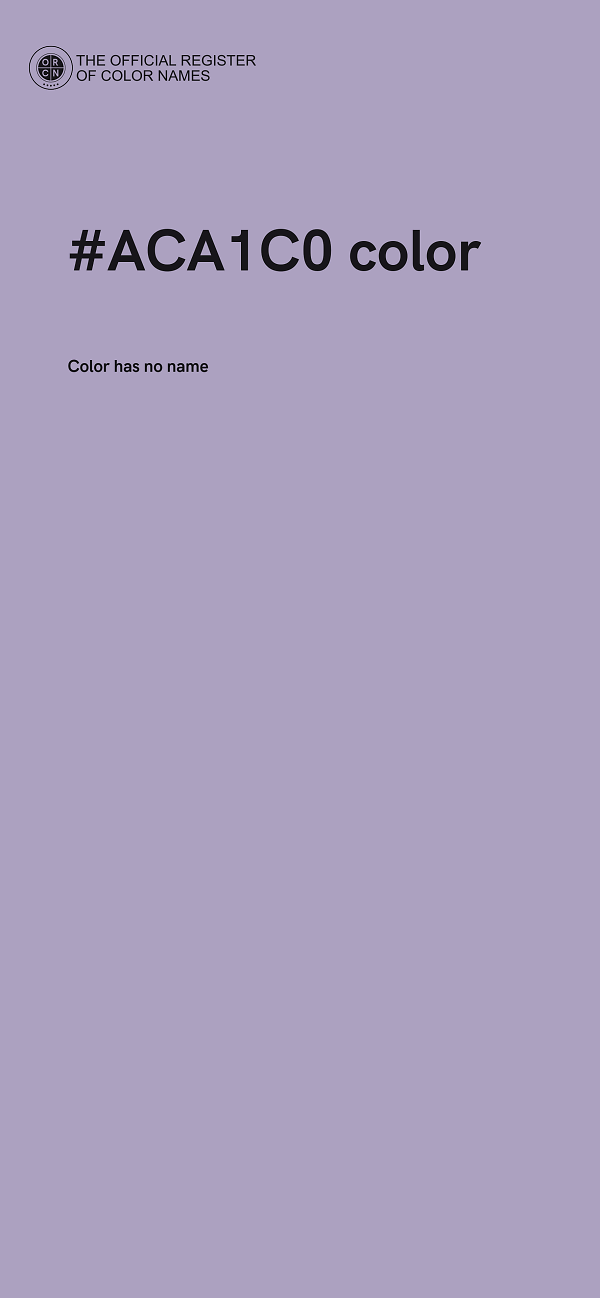 #ACA1C0 color image