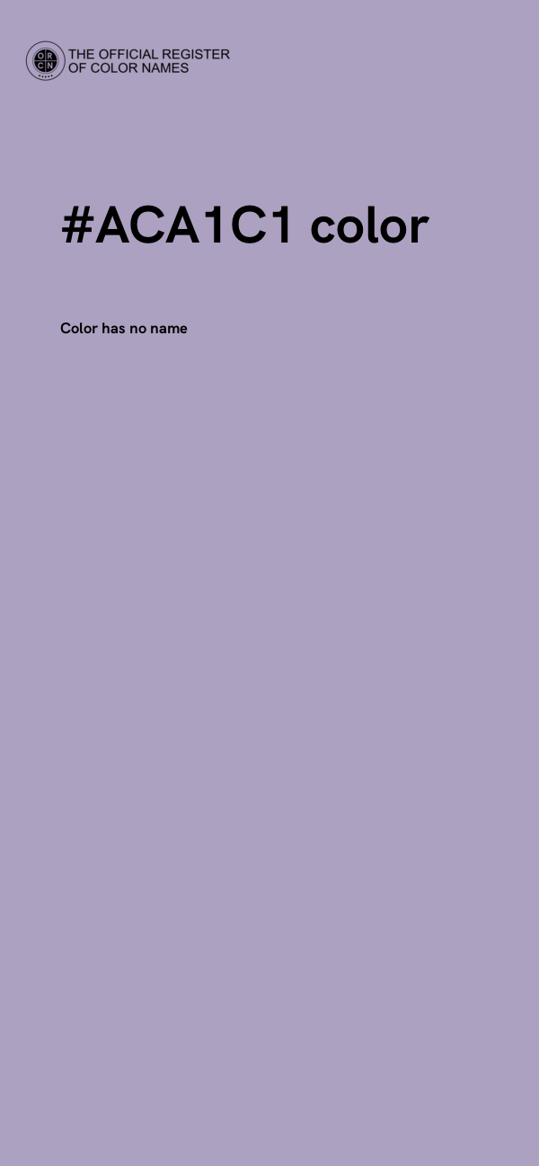 #ACA1C1 color image