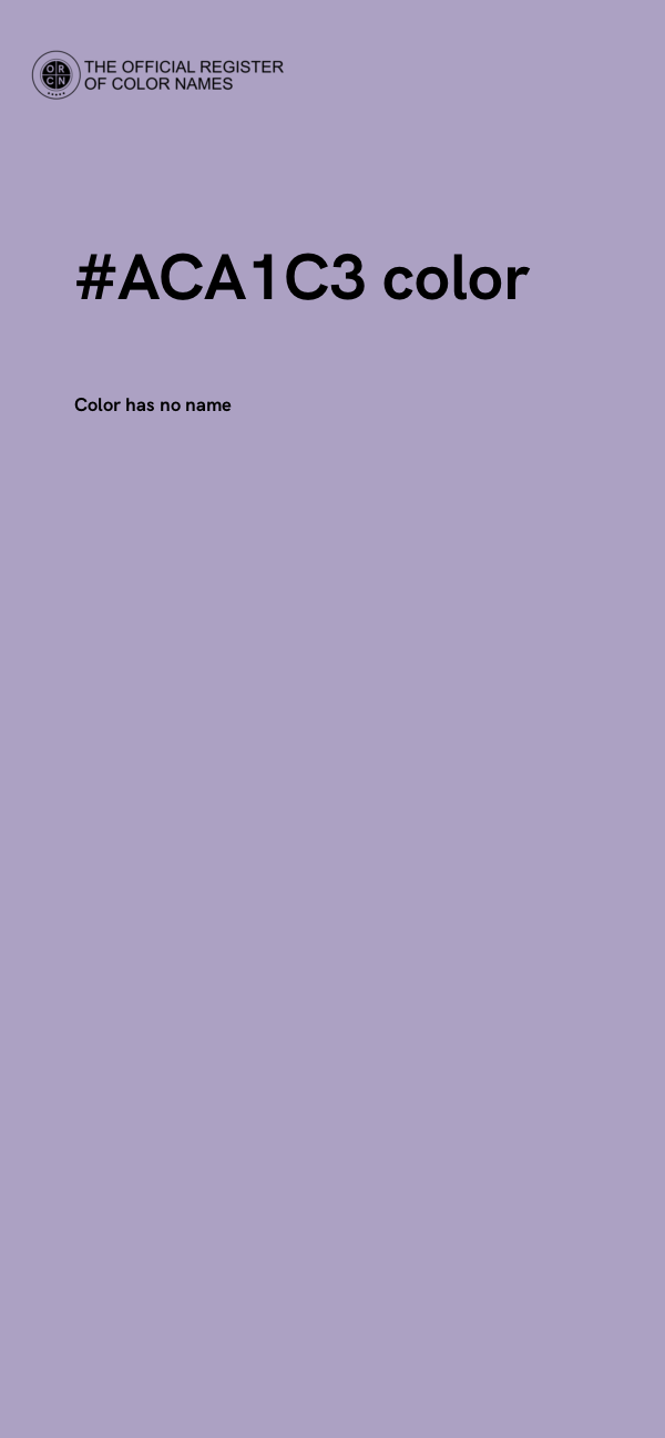 #ACA1C3 color image
