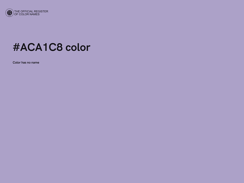 #ACA1C8 color image