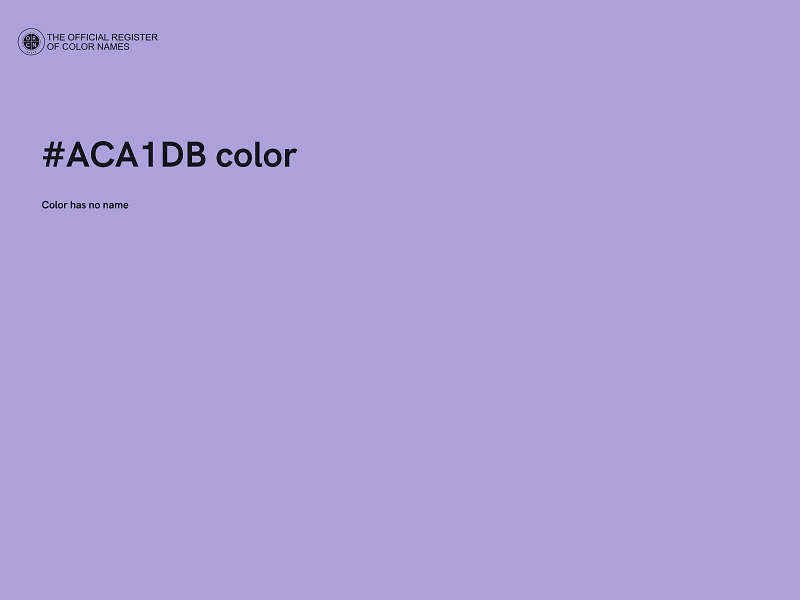 #ACA1DB color image