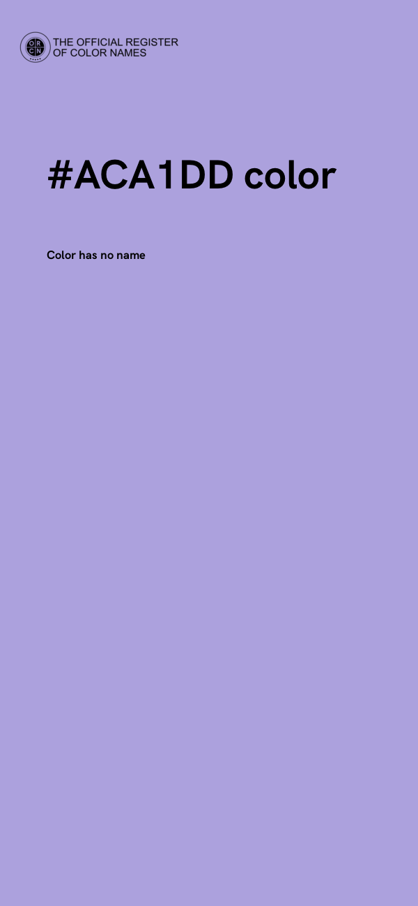 #ACA1DD color image
