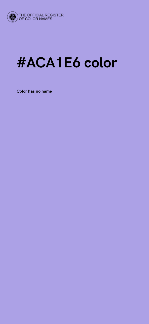 #ACA1E6 color image