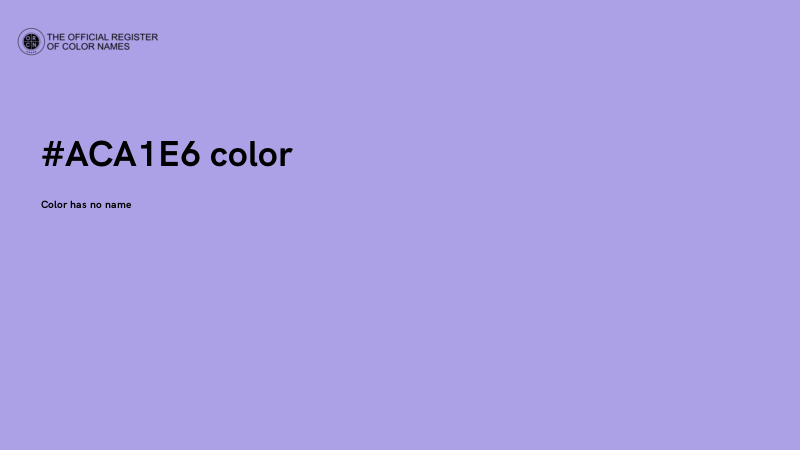 #ACA1E6 color image
