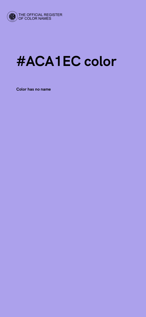 #ACA1EC color image