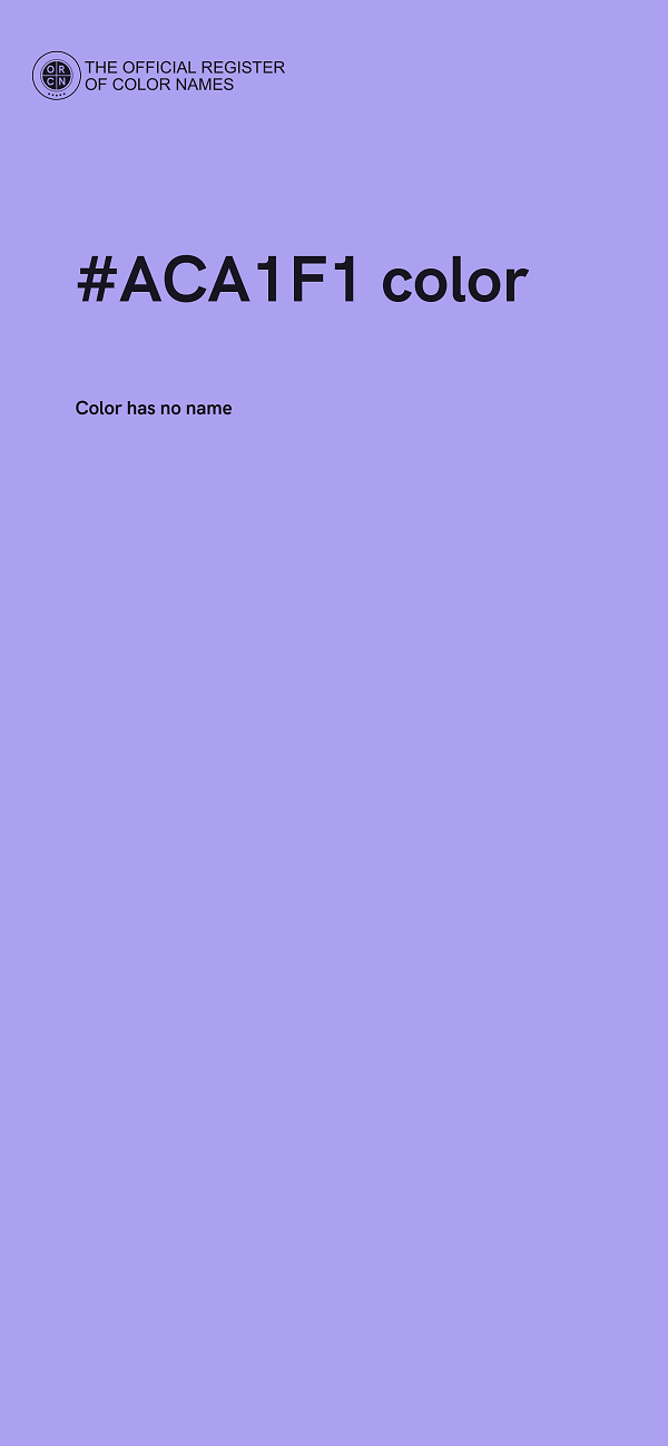 #ACA1F1 color image