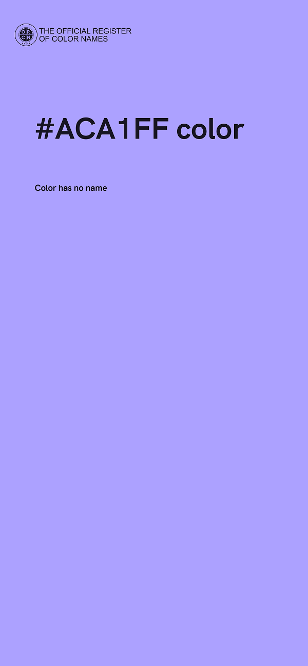 #ACA1FF color image