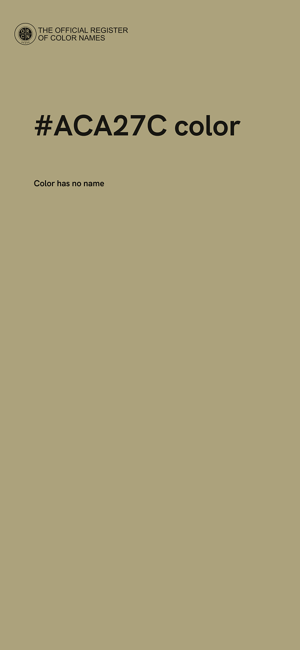 #ACA27C color image