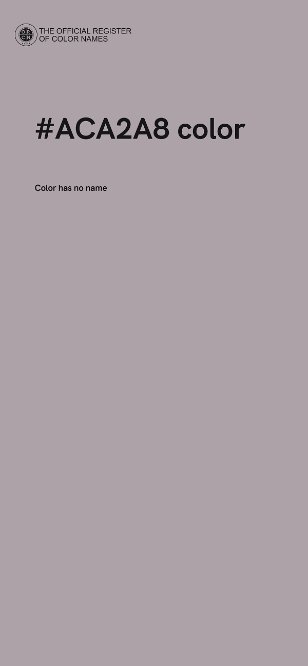 #ACA2A8 color image