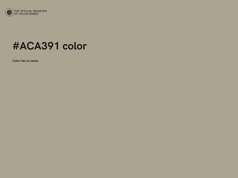 #ACA391 color image