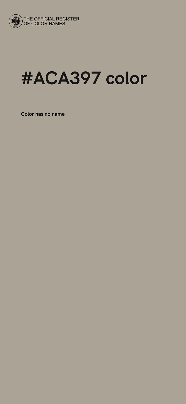 #ACA397 color image