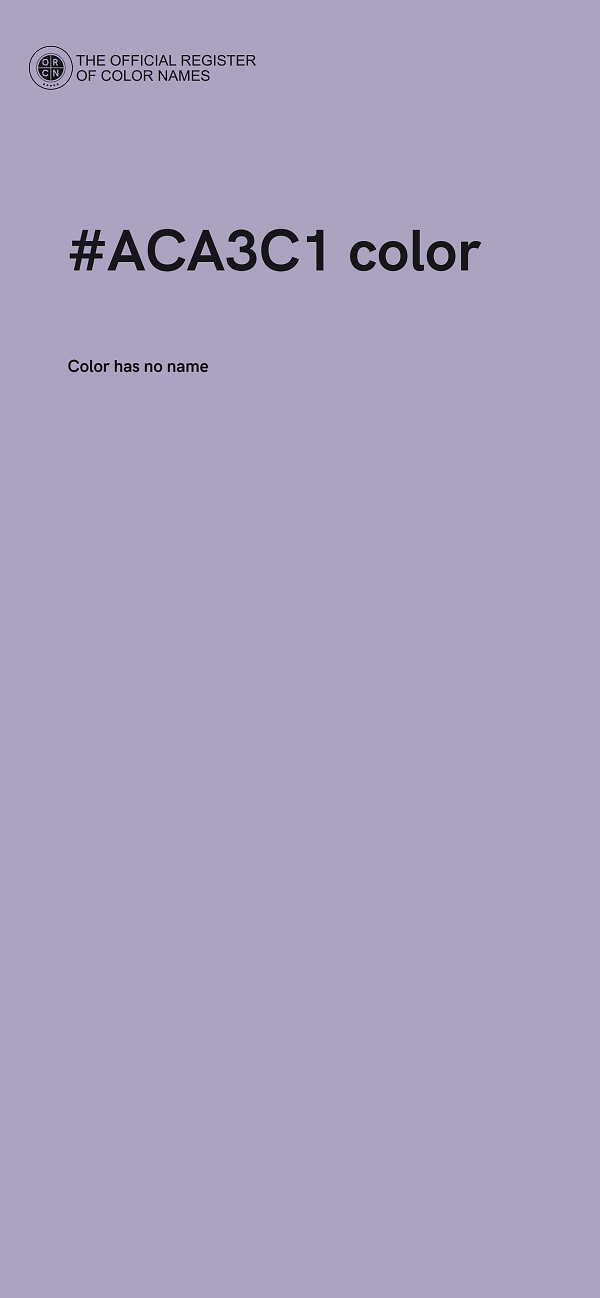 #ACA3C1 color image