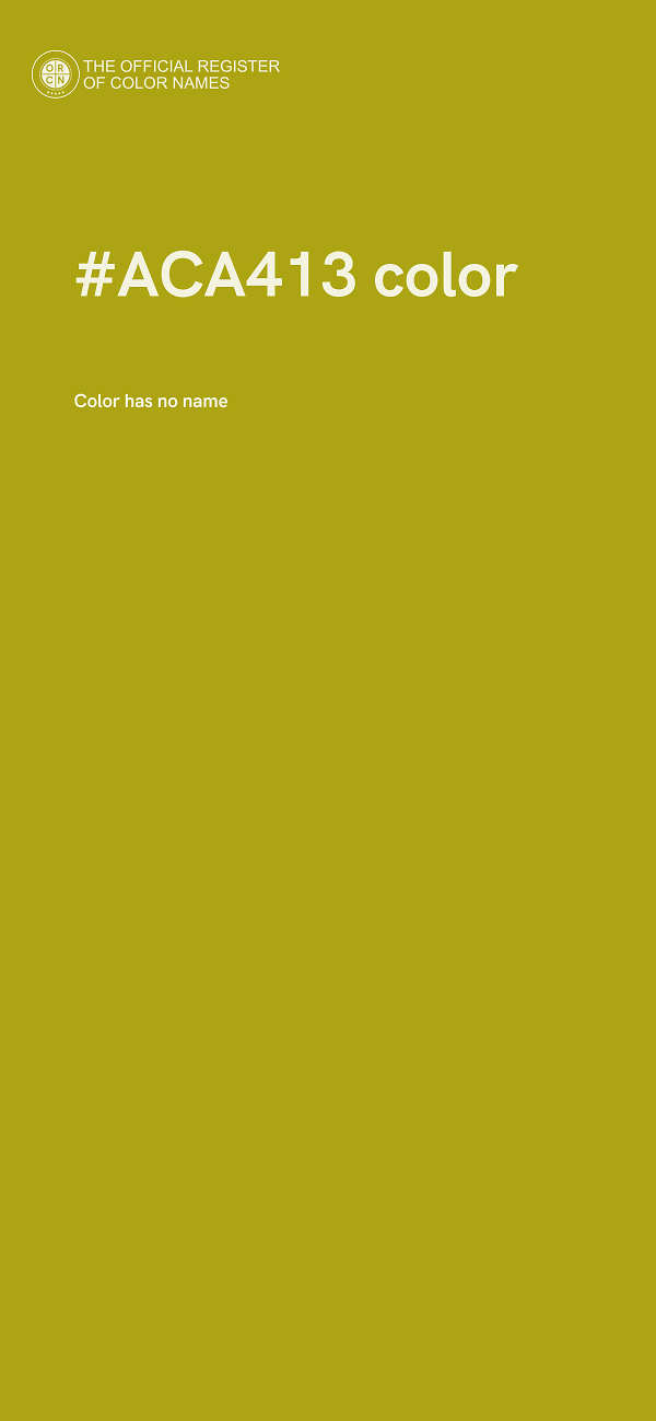 #ACA413 color image