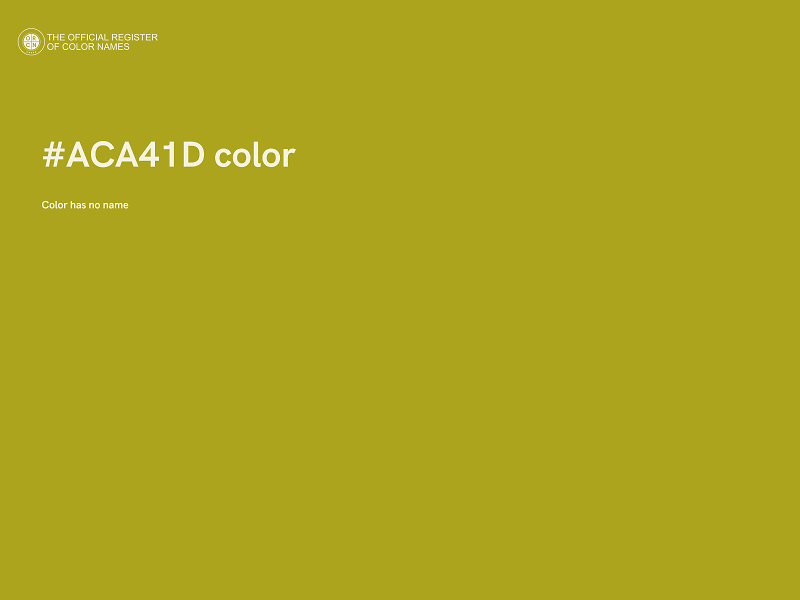 #ACA41D color image